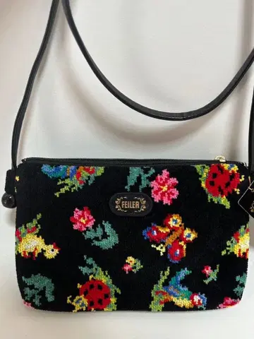 페이러 미사용 새상품 하이디 숄더 블랙 블랙 가죽 한정판