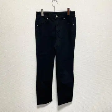 미세스 지아나 블랙 스트레이트 팬츠 67