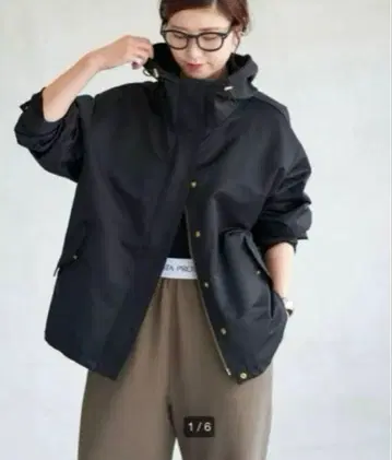 발수 마운틴 파카 spick and span 블랙 36