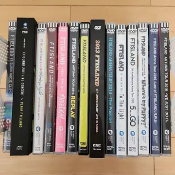 FTISLAND LIVE DVD 묶음 판매 14점