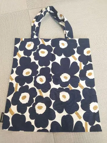 마리메꼬 우니코 일본 한정판 네이비 골드 미니 토트