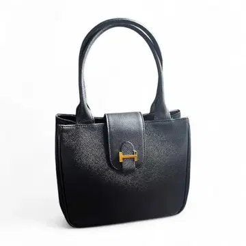 노브랜드 블랙 가죽 핸드백 플랩 포함 새상품급 H