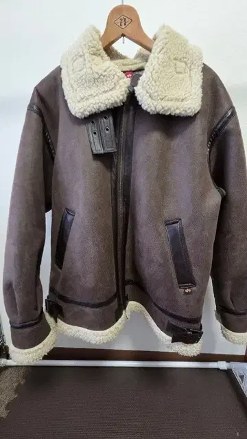 ALPHA INDUSTRIES 쉘 카라 부착 자켓 L B-3 자켓