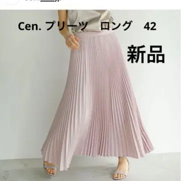 Cen. 플리츠 스커트 42 롱