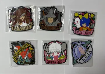 FF9 발매 25주년 기념 제일복권 F상 러버 키링 6종 세트