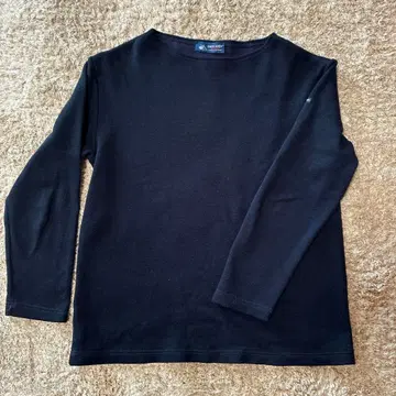 SAINT JAMES 더블 페이스 니트 스웨터 T5 네이비