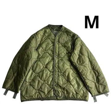 90s USARMY M-65 퀼팅 라이너 자켓 M 카키 충전솜