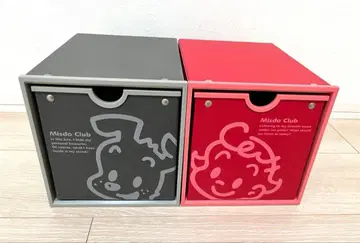 미스터도넛 클럽 오사무 패턴 수납 박스 2개 세트