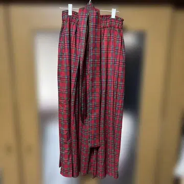 미사마루 하카마 스커트 빨간색 L 사이즈