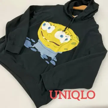 UNIQLO 남성용 후드티 3XL 스펀지밥 #2994