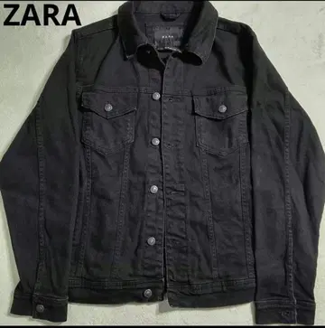 ZARA 블랙 데님 자켓 L 사이즈