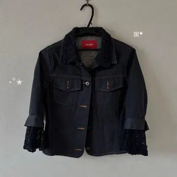 PINK HOUSE 레이스 데님 자켓