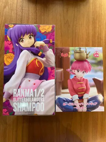 란마 1/2 샴푸 & 란마 피규어 세트