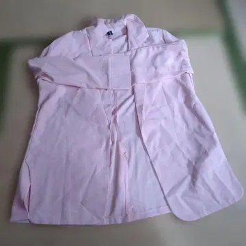 핑크 노카라 자켓