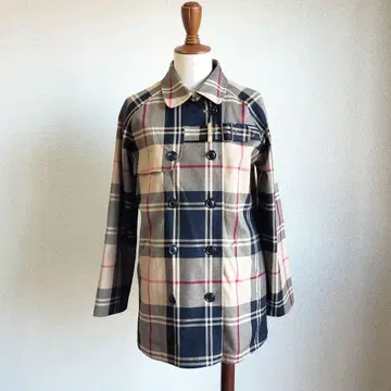 Yorkland 요크랜드 타탄 체크 라이너 포함 트렌치코트