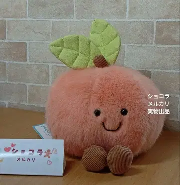 jellycat 복숭아 제리캣 peach 복숭아 피치 봉제 인형