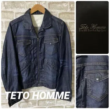 TETE HOMME 남성용 M 5 데님 자켓 G 테테옴므