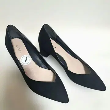 [새상품급] RANDA 스틸레토 펌프스 스웨이드 24cm 청키