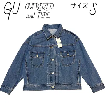 GU 오버 사이즈 데님 자켓 사이즈 S 2ndTYPE G 자켓