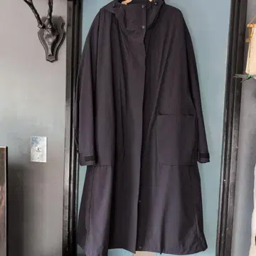 나노 유니버스 nano universe 후드 부착 롱 코트 2WAY