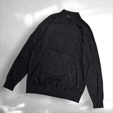 Angela Hamrnen 울 캐시미어 니트 스웨터 모크넥 (C4