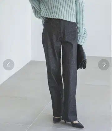 Noble 스트레치 데님 스트레이트 팬츠