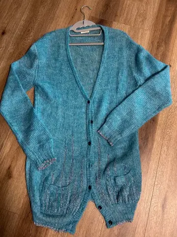 TOMORROWLAND x ENSOR CIVET 모헤어 혼방 롱 가디건