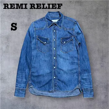 REMI RELIEF 웨스턴 데님 셔츠 S