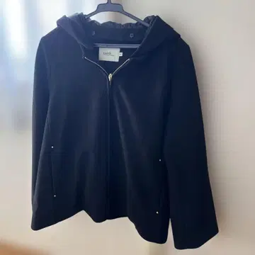 어스 뮤직 앤 이콜로지 A라인 노카라 푸드코트 블랙 M 새상품급