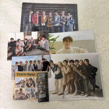 TravisJapan 클리어 파일 엽서 스티커