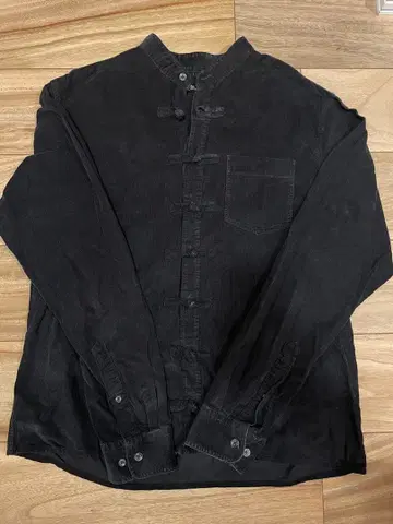 [ 구제 의류 ] 차이나 셔츠 블랙 긴팔