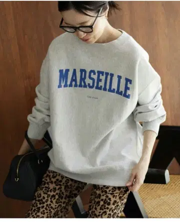 MARSEILLE 로고 맨투맨