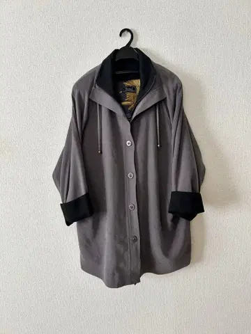 REMAL 라이너 포함 어깨 패드 코트 롱 코트 여성용 폴리에스테르