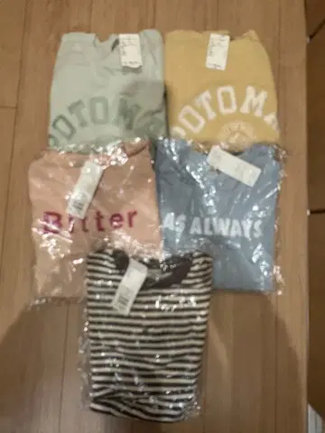 SM2 트레이닝복과 7부 소매 T 5벌 세트 묶음 판매