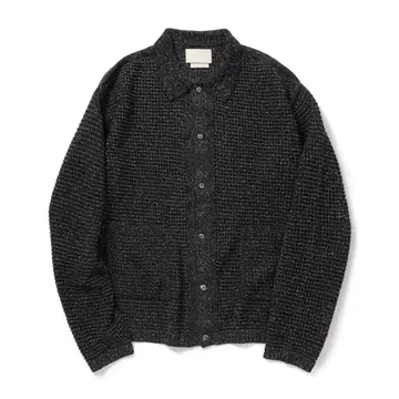 새상품 YOKE 25SS 메쉬 니트 가디건 BK