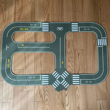 토미카 타운 이어지는 도로