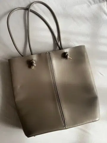 Zara 그레이 심플 토트백