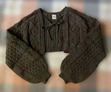 fig London 모 100% 니트 가디건