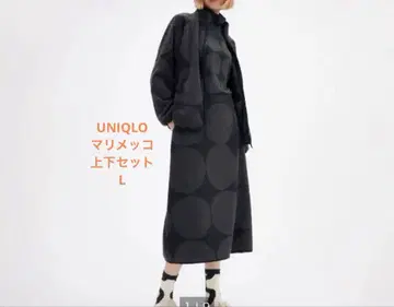[ UNIQLO x 마리메꼬 2세트 ] 다크 그레이 L