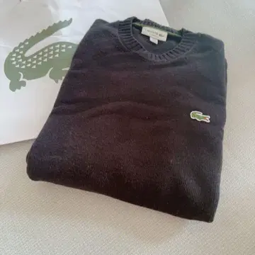 [ 정품 ] 컨디션 최상 Lacoste 블랙 니트