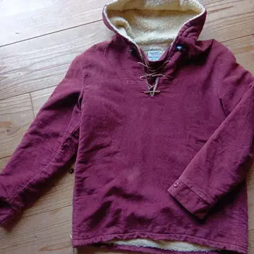 타운크라프트 vintage 레이스업 후드티 보아 코듀로이 구제 의류