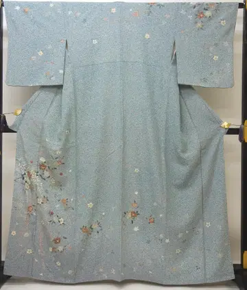 새상품급 중고 풀꽃 무늬 호몬기 풀꽃 무늬 스카이블루 N71104-2