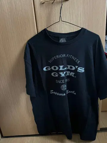 GOLD'S GYM 골드짐 블랙 티셔츠
