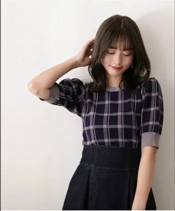 [ 새상품 ] 프로포 체크 니트