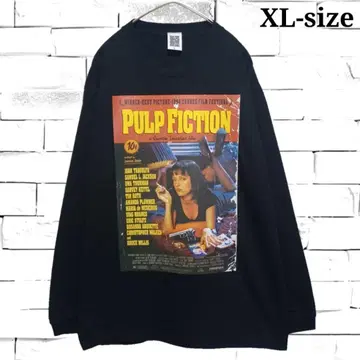 [ 새상품 ] PULP FICTION 포스터 롱 T셔츠 블랙 3