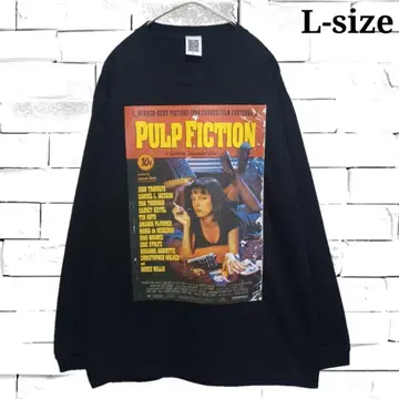 [ 새상품 ] PULP FICTION 포스터 롱 T셔츠 블랙 2