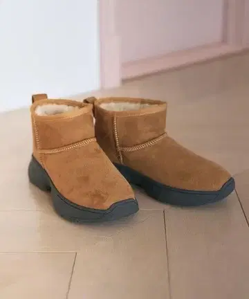 스튜디오 클립 브라운 스웨이드 어그 부츠 L 사이즈 미사용 새상품