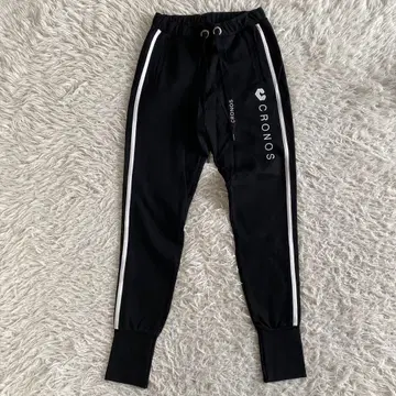 레어 초기 모델 cronos 라인 팬츠 S 블랙