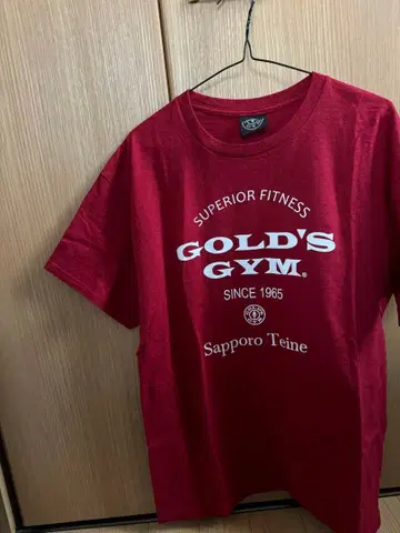 GOLD'S GYM 골드짐 빨간색 T셔츠