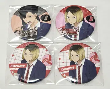 하이큐 마네키네코 콜라보 캔뱃지 쿠로오 켄마